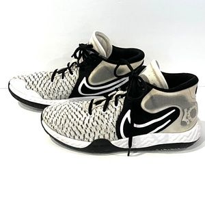 NIKE KD Trey 5 VIII Renew White - Black High Top Sneaker - Size 8